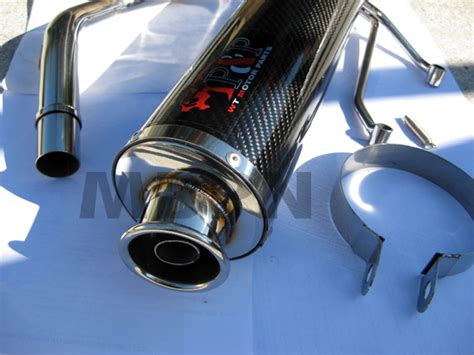 Carbon & Steel Exhaust 125cc 150cc