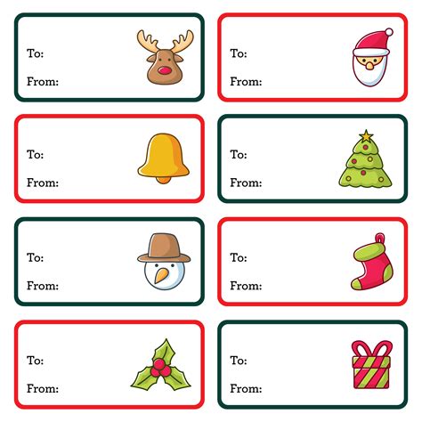 Free Printable Christmas Labels For Jars