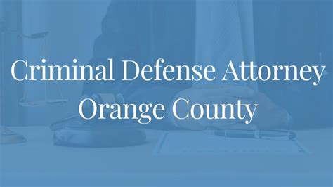 Criminal Defense Attorney Orange County | All Trial Lawyers