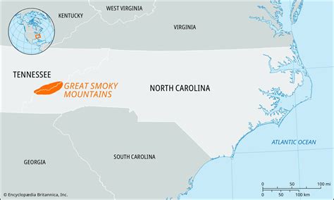 Smoky Mountains On Us Map - Dolley Hollyanne