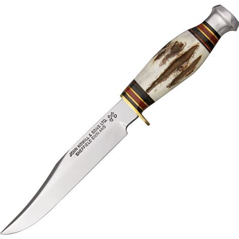 J. Adams Sheffield England 001 Bowie Fixed Blade Knife - Knife Country, USA