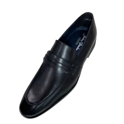 Men's Formal Leather Shoes . Apron Slip On Style / Black | Shop Today ...