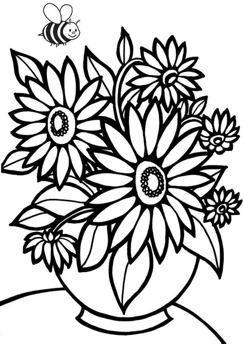 Free Printable Flower Coloring Pages for Kids - Print Color Craft