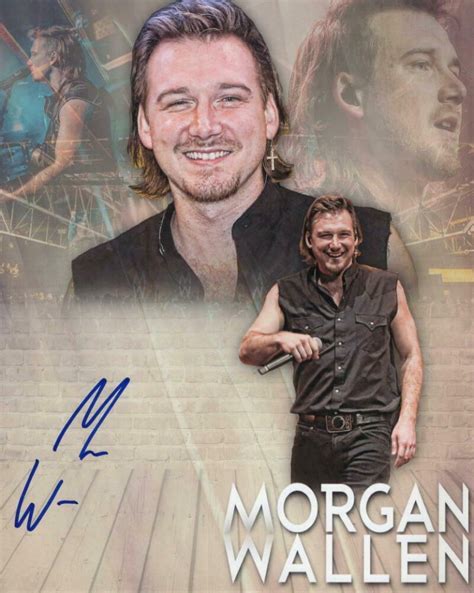 MORGAN WALLEN SIGNED AUTOGRAPH 8X10 PHOTO - COUNTRY MUSIC, IF I KNOW ME ...