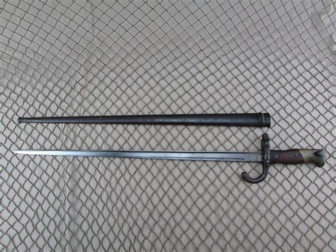 French Gras Model 1874 Bayonet dated 1878 | St. Croix Military Company