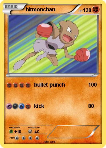 Pokémon hitmonchan 127 127 - bullet punch - My Pokemon Card