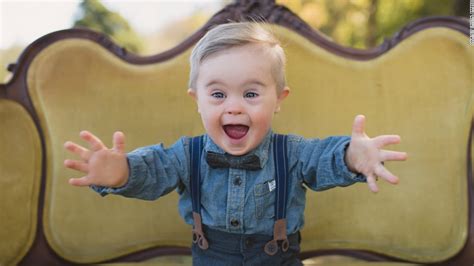 Toddler with Down Syndrome lands modeling gig - CNN Video