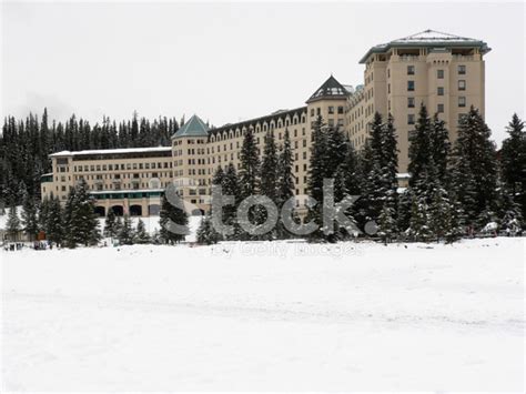 Chateau Lake Louise In Winter Stock Photo | Royalty-Free | FreeImages