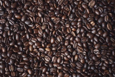 Coffee beans texture featuring background, bean, and black | High-Quality Food Images ~ Creative ...