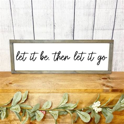 Zach Bryan Sign East Side of Sorrow Let It Be Let It Go - Etsy