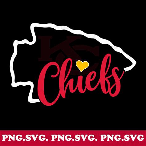 The Chiefs Logo Png Svg Kansas City Chiefs NFL Sports | Etsy