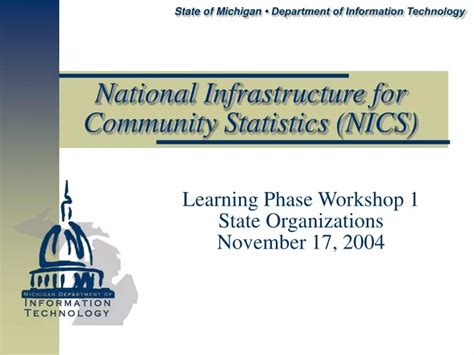 PPT - National Infrastructure for Community Statistics (NICS ...