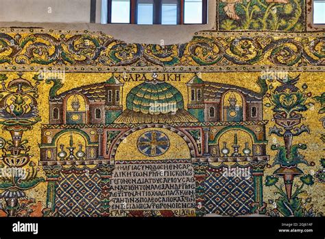 Palestinian Territory, Bethlehem. Church of the Nativity, mosaics from ...