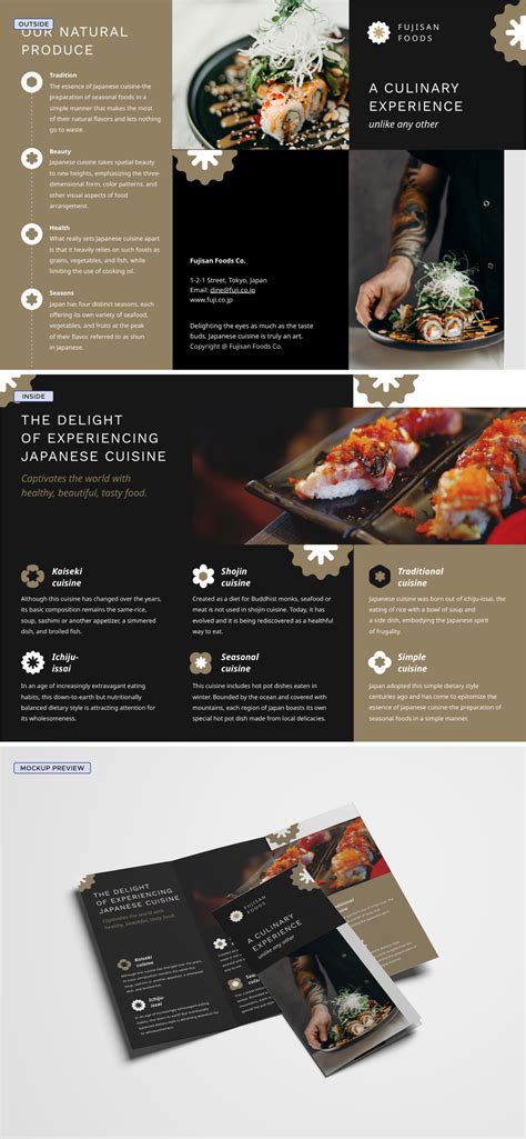 Restaurant Brochure - Piktochart