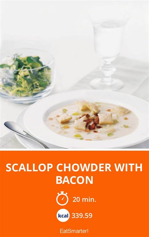 Scallop Chowder with Bacon recipe | Eat Smarter USA