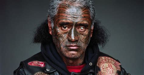 Gripping Photos of New Zealand’s Largest Gang Will Make You Tremble | Portrait, Gang, Motorcycle ...