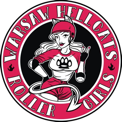 Logo of Poland Roller Derby team Warsaw Hellcats Roller Girls by ...