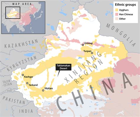 Xinjiang Map