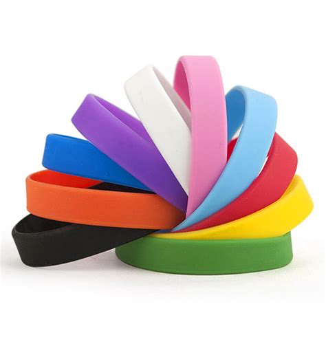 Plain Silicone Wristbands UK, Blank Silicone Wristbands Wholesale Bulk