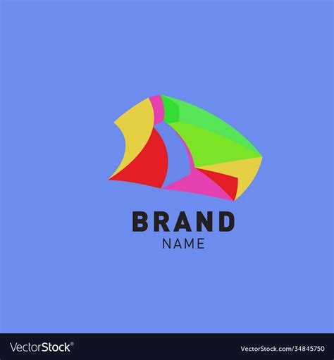 Colorful liquid abstract logo design Royalty Free Vector