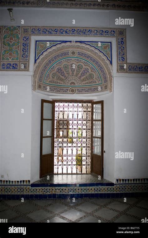 Interior of the Bahia Palace in Marrakech, Morocco Stock Photo - Alamy