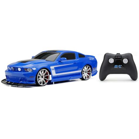 New Bright (1:10) Ford Mustang Battery RC Sports Car, 61029U-6B, Blue ...