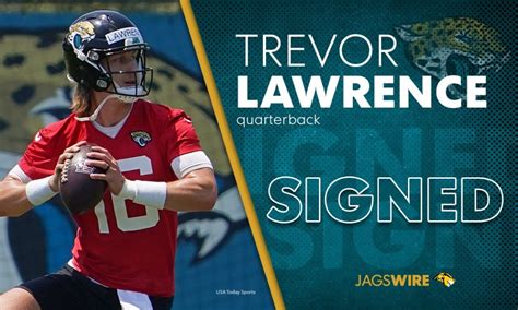 Trevor Lawrence officially signs rookie deal with Jags