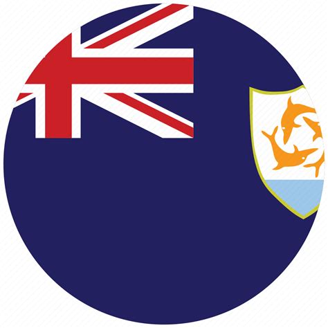 Anguilla, anguilla's circled flag, anguilla's flag, flag of anguilla icon - Download on Iconfinder