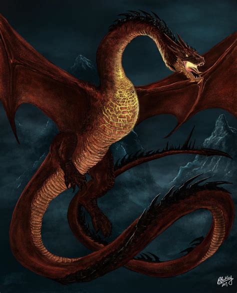 Smaug the Terrible by WretchedSpawn2012 on DeviantArt