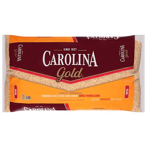 Carolina Rice Gold Parboiled Rice Enriched Extra Long Grain | Rice ...