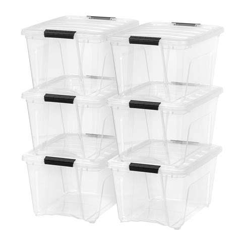 IRIS USA, Inc. Stack & Pull Box, 31.75 Quart: Amazon.co.uk: Kitchen & Home