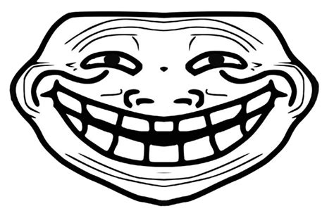 Front Facing Troll Face Blank Template - Imgflip