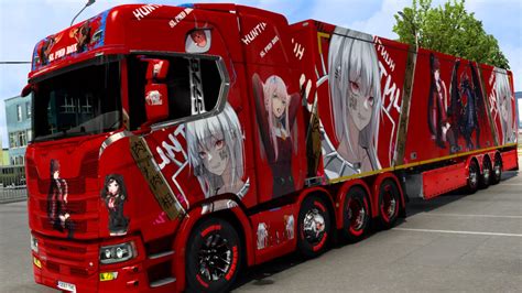 ETS2 ANIME SKIN ( YAKUZA ) 2022 1.43 - ETS 2