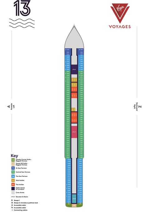 Comprehensive Deck Plans For Virgin Voyages Valiant Lady - Deck By Deck Tour with Photos ...