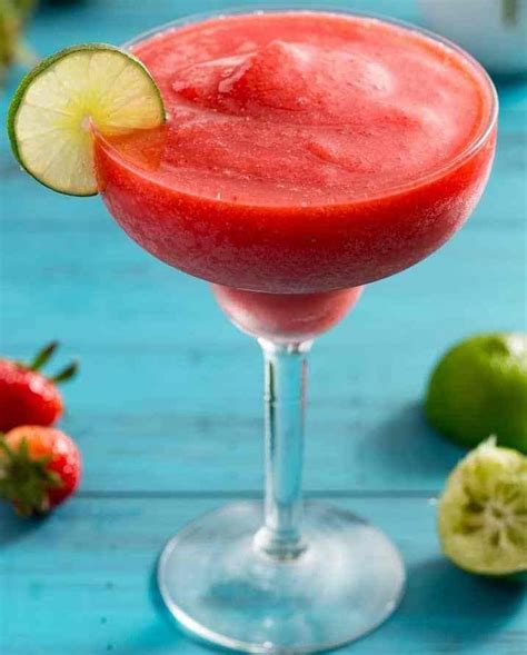 Non Alcoholic Strawberry Daiquiri Recipe | Strawberry daiquiri recipe ...