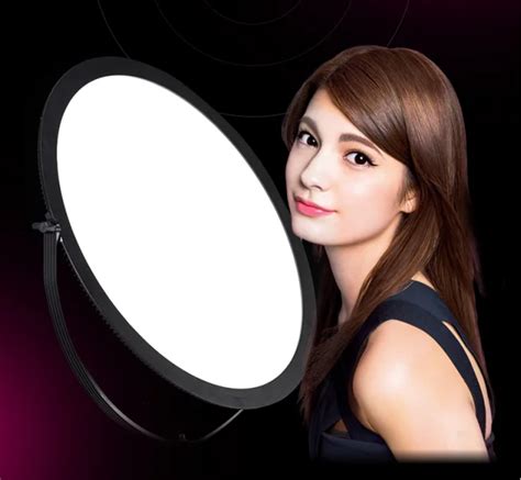 Photography Video Round Led Panel Light Soft For Shooting Youtube Live Stream - Buy Led Ring ...