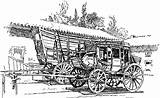 Stagecoach Coloring Pages sketch template