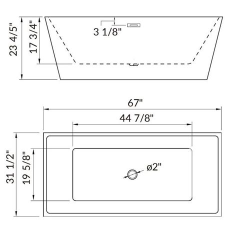 10+ Dimensions Of Small Soaking Tub – HOMYRACKS