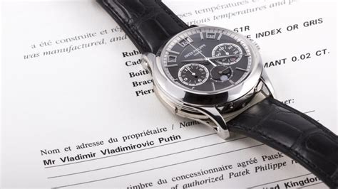 Rare ‘Putin Watch’ Fetches More Than $1 Mln at Monaco Auction