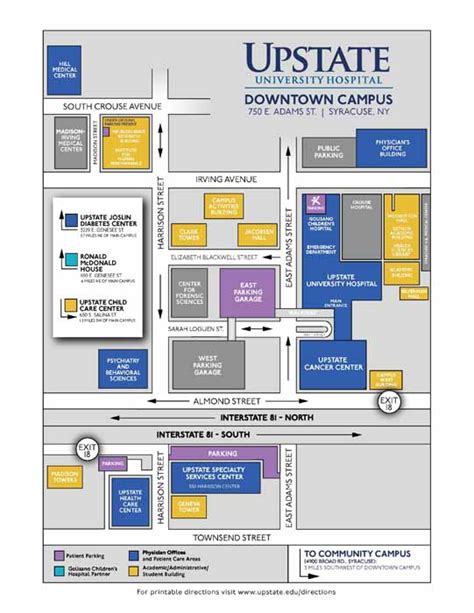 Syracuse University Campus Map