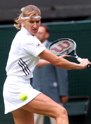 Wimbledon United Kingdom Germanys Steffi Graf Editorial Stock Photo ...