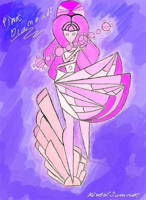 Pink Diamond Mural by KingofSummer on DeviantArt