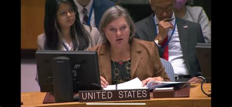 Remarks by Under Secretary of State Victoria Nuland at a UN Security ...