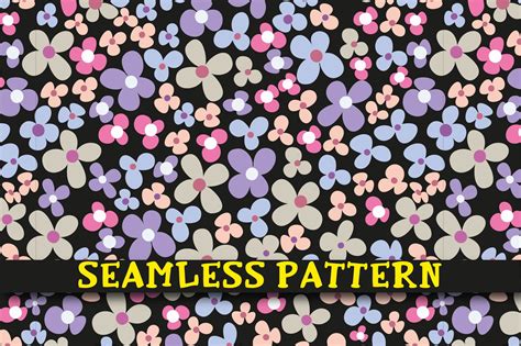 Black Floral Pattern Graphic by asmaakterjoti12 · Creative Fabrica