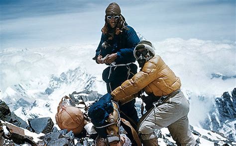 Tenzing Norgay Climbing Mount Everest