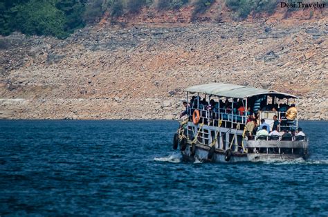 Boat to Nagarjunakonda Island museum in Nagarjuna Sagar - Desi Traveler