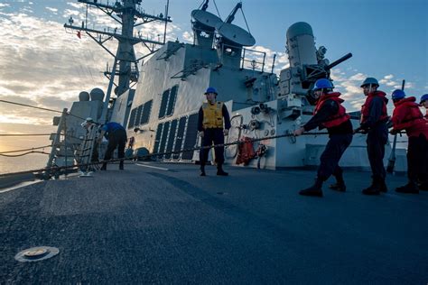 DVIDS - Images - Spruance conducts RAS with USNS Guadalupe [Image 2 of 4]