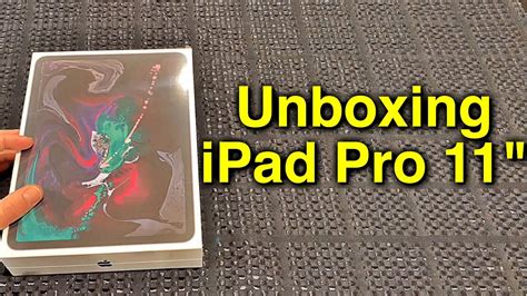 iPad Pro 11” Unboxing - YouTube