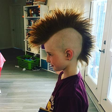 Mohawk Haircut Designs For Kids