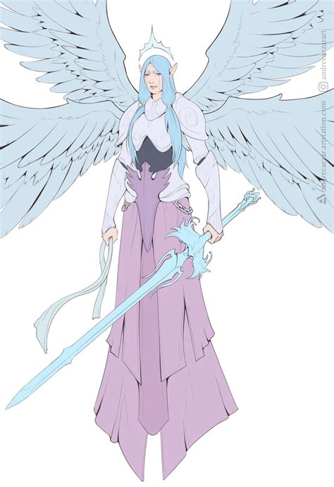 [Art] Archangel Zariel from DnD Descent into Avernus campaign. Fanart by me. : r/fanart